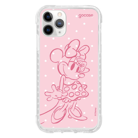 Capinha para celular  Minnie - Pink Poá