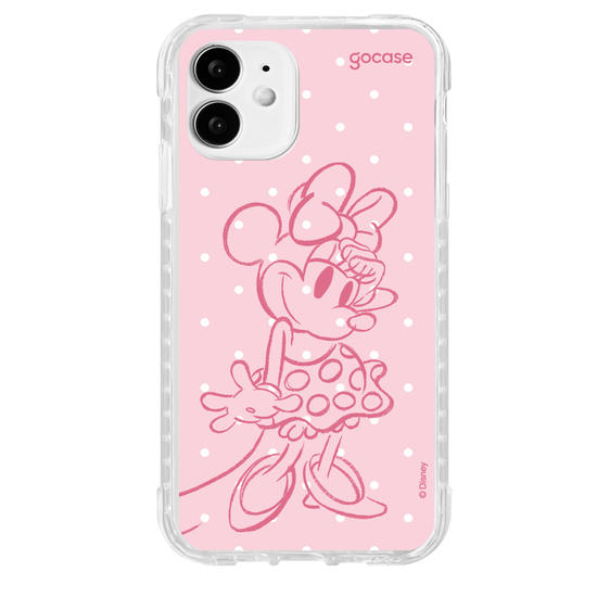Capinha para celular  Minnie - Pink Poá