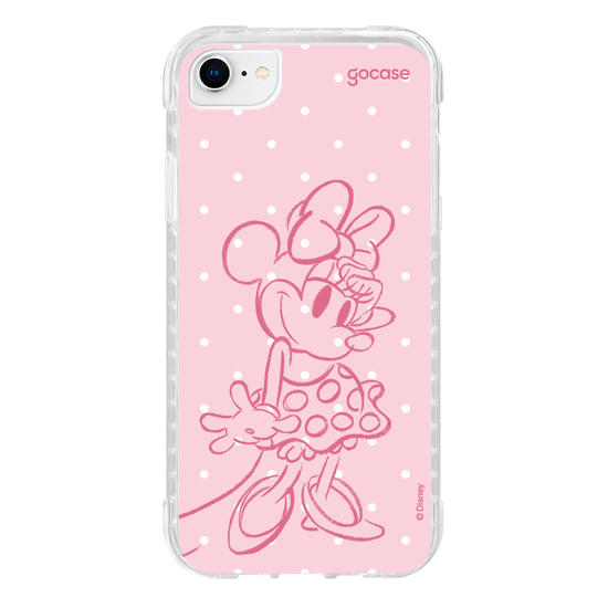 Capinha para celular  Minnie - Pink Poá