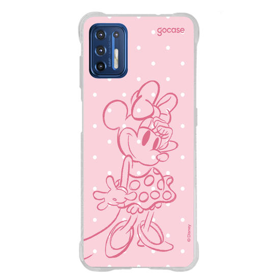 Capinha para celular  Minnie - Pink Poá