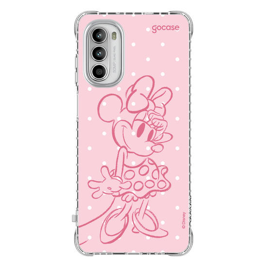 Capinha para celular  Minnie - Pink Poá