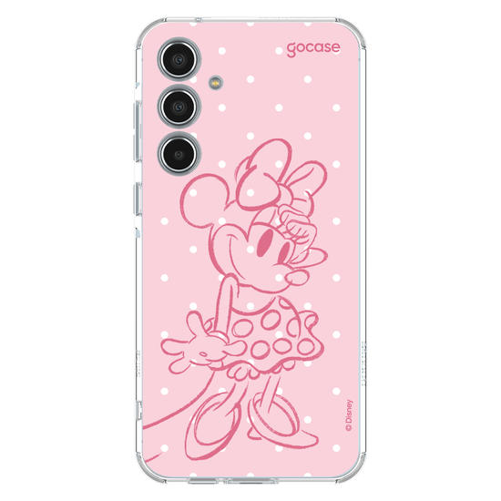 Capinha para celular  Minnie - Pink Poá