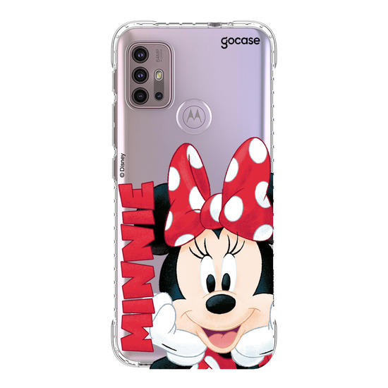 Capinha para celular  Minnie Mouse - Big Face Name