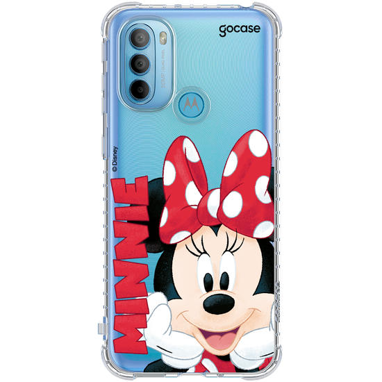 Capinha para celular  Minnie Mouse - Big Face Name