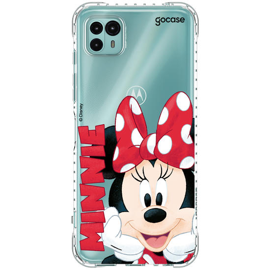 Capinha para celular  Minnie Mouse - Big Face Name