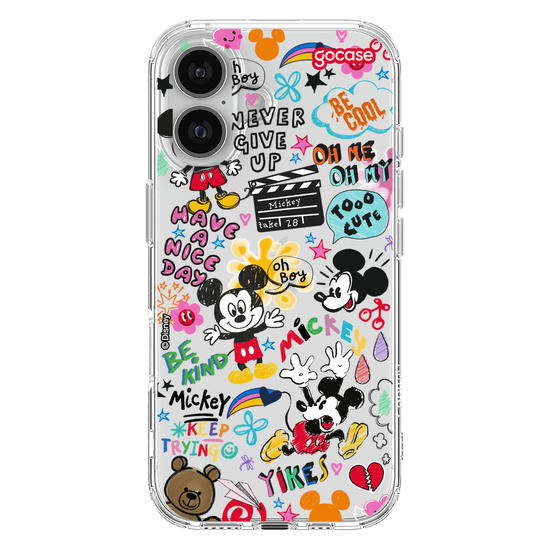 Capinha para celular  Mickey - Super Rabiscos