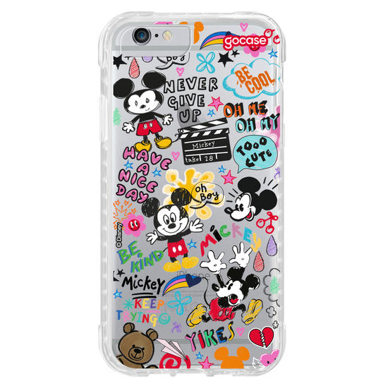Capinha para celular  Mickey - Super Rabiscos
