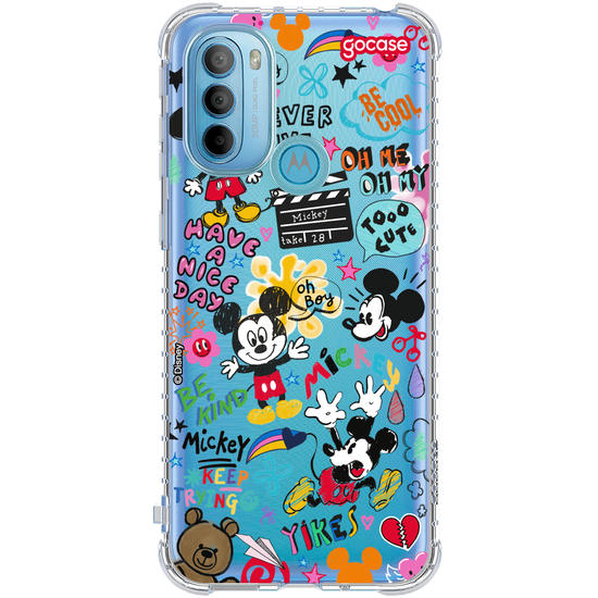 Capinha para celular  Mickey - Super Rabiscos