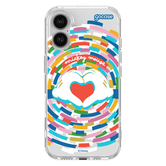 Capinha para celular  Mickey Mouse - Love Hands
