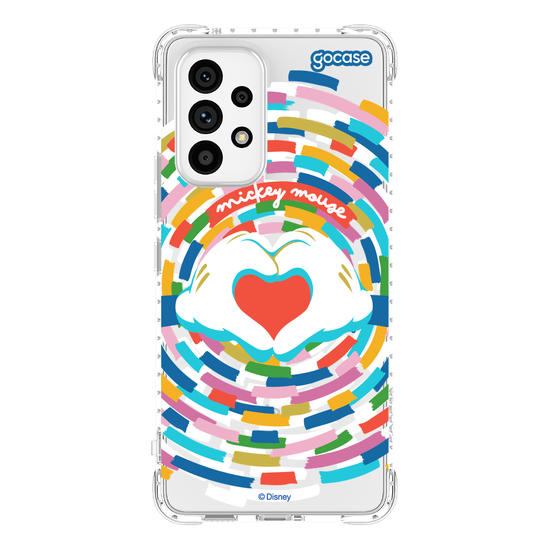 Capinha para celular  Mickey Mouse - Love Hands
