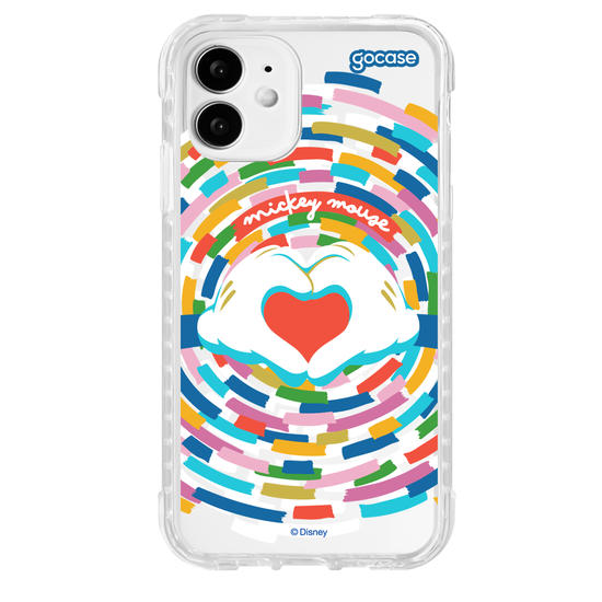 Capinha para celular  Mickey Mouse - Love Hands