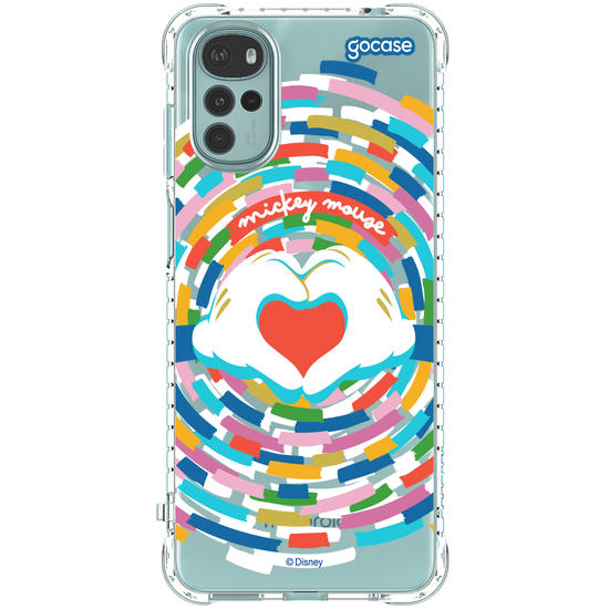 Capinha para celular  Mickey Mouse - Love Hands