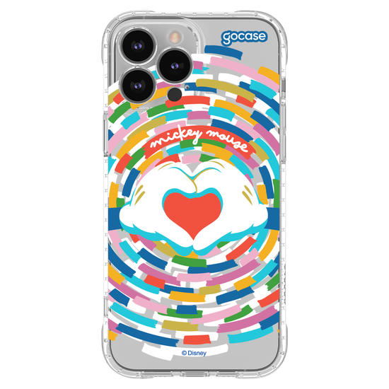 Capinha para celular  Mickey Mouse - Love Hands