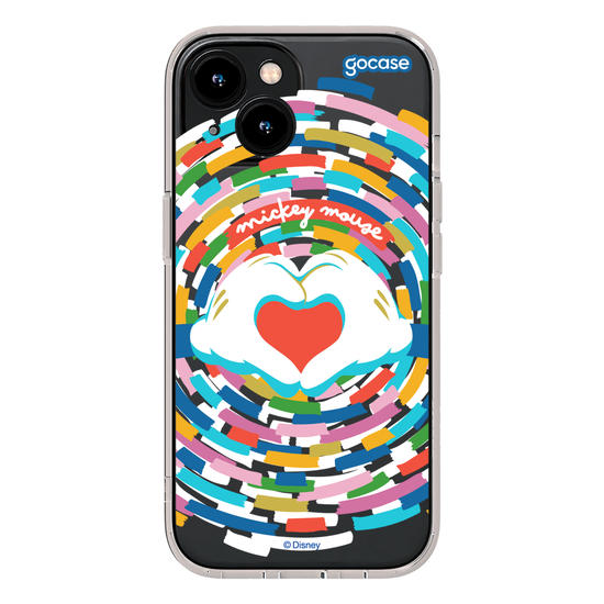 Capinha para celular  Mickey Mouse - Love Hands