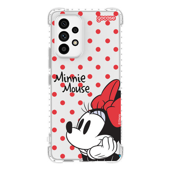 Capinha para celular  Minnie Mouse - Poá Vermelho