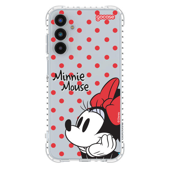 Capinha para celular  Minnie Mouse - Poá Vermelho