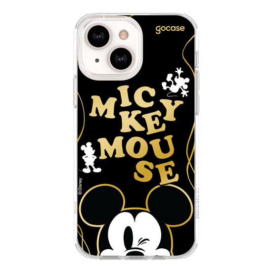 Capinha para celular  Mickey Mouse - Gold Name