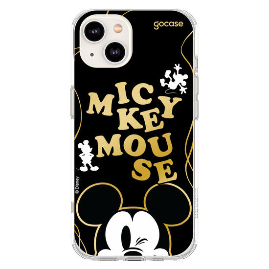 Capinha para celular  Mickey Mouse - Gold Name