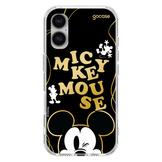 Capinha para celular  Mickey Mouse - Gold Name