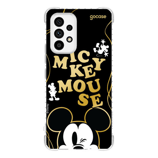 Capinha para celular  Mickey Mouse - Gold Name