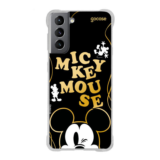 Capinha para celular  Mickey Mouse - Gold Name