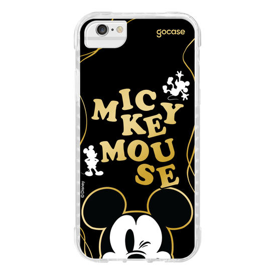 Capinha para celular  Mickey Mouse - Gold Name
