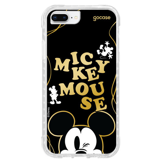 Capinha para celular  Mickey Mouse - Gold Name