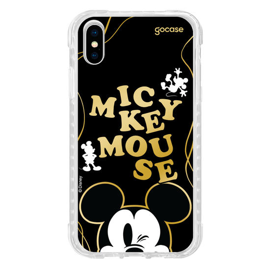 Capinha para celular  Mickey Mouse - Gold Name