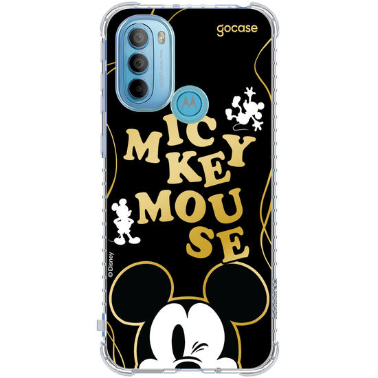 Capinha para celular  Mickey Mouse - Gold Name