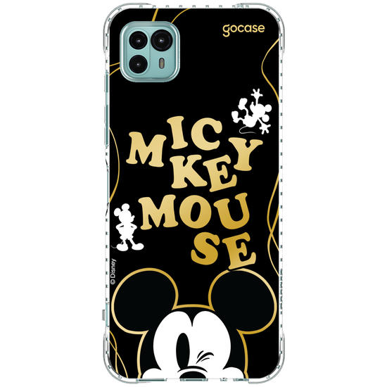 Capinha para celular  Mickey Mouse - Gold Name
