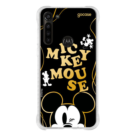 Capinha para celular  Mickey Mouse - Gold Name