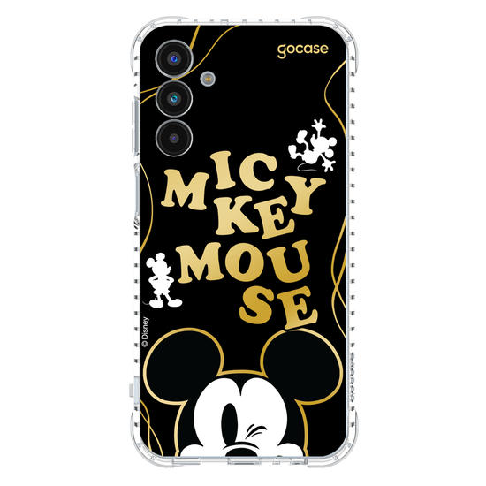 Capinha para celular  Mickey Mouse - Gold Name