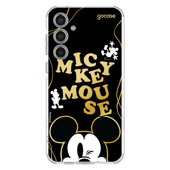 Capinha para celular  Mickey Mouse - Gold Name
