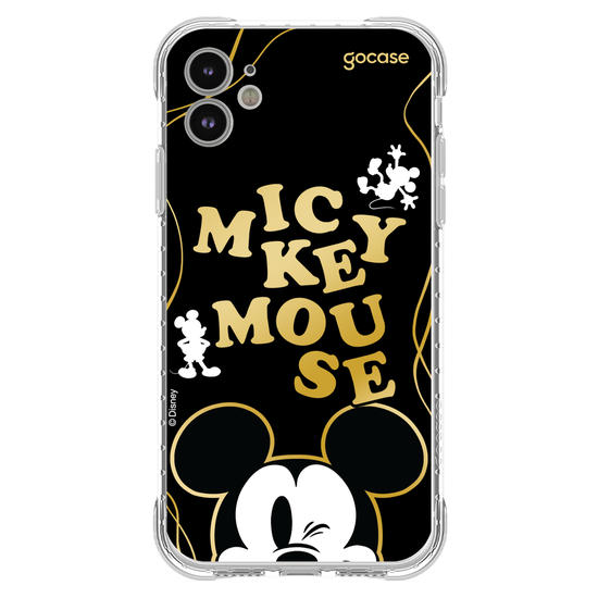 Capinha para celular  Mickey Mouse - Gold Name
