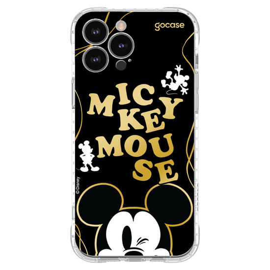 Capinha para celular  Mickey Mouse - Gold Name