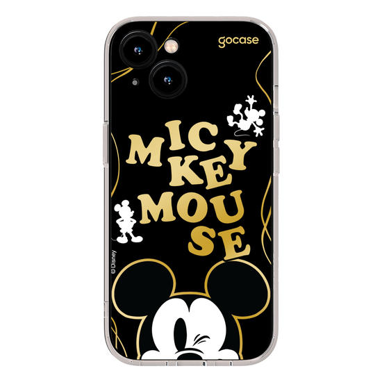 Capinha para celular  Mickey Mouse - Gold Name