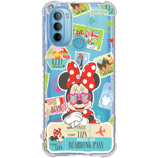 Capinha para celular  Minnie - Vamos Viajar!
