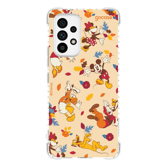 Capinha para celular  Mickey e Amigos - Pattern Outonal