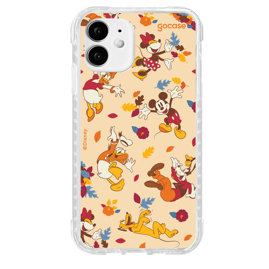 Capinha para celular  Mickey e Amigos - Pattern Outonal