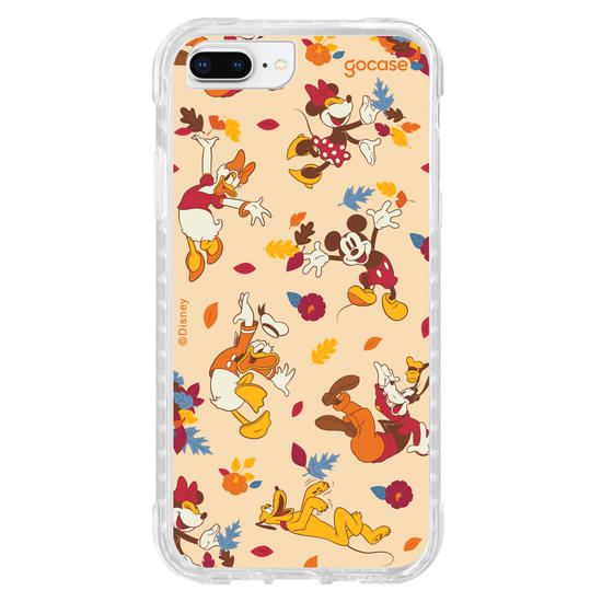 Capinha para celular  Mickey e Amigos - Pattern Outonal