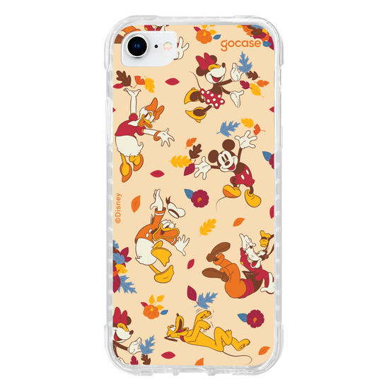 Capinha para celular  Mickey e Amigos - Pattern Outonal