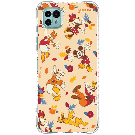 Capinha para celular  Mickey e Amigos - Pattern Outonal