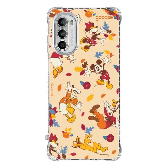 Capinha para celular  Mickey e Amigos - Pattern Outonal