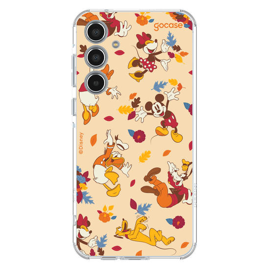 Capinha para celular  Mickey e Amigos - Pattern Outonal