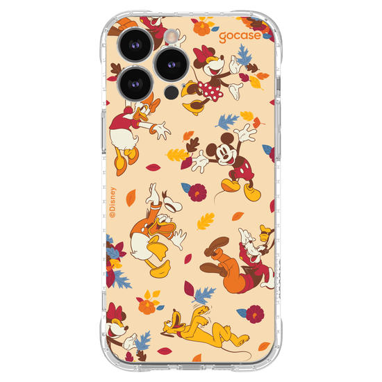 Capinha para celular  Mickey e Amigos - Pattern Outonal