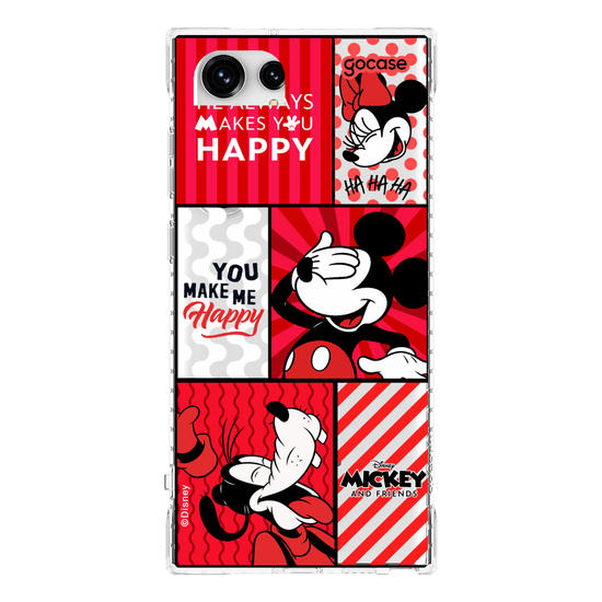 Capinha para celular  Mickey e Amigos - You Make Me Happy
