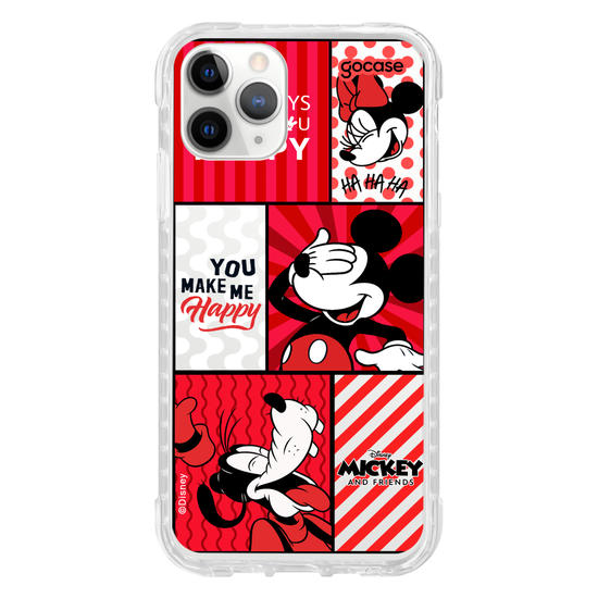 Capinha para celular  Mickey e Amigos - You Make Me Happy
