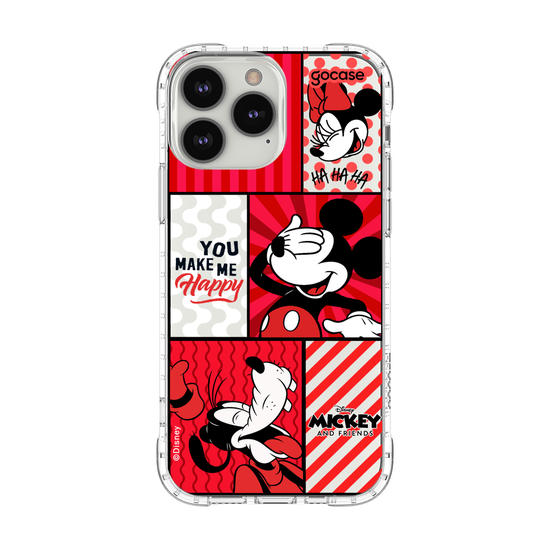 Capinha para celular  Mickey e Amigos - You Make Me Happy