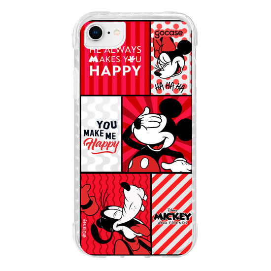 Capinha para celular  Mickey e Amigos - You Make Me Happy