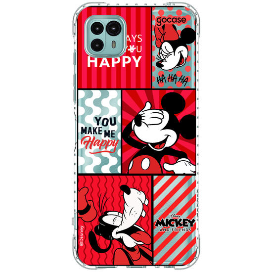 Capinha para celular  Mickey e Amigos - You Make Me Happy